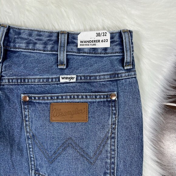 Wrangler Blue Flare & Wide Leg Jeans - Picture 9 of 10